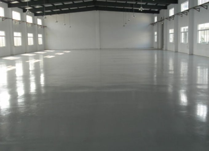 Nano silicate concrete floor